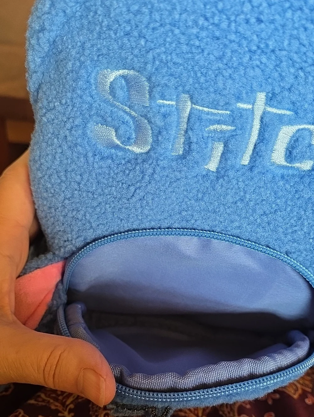 Disney Stitch Mini Sherpa Backpack